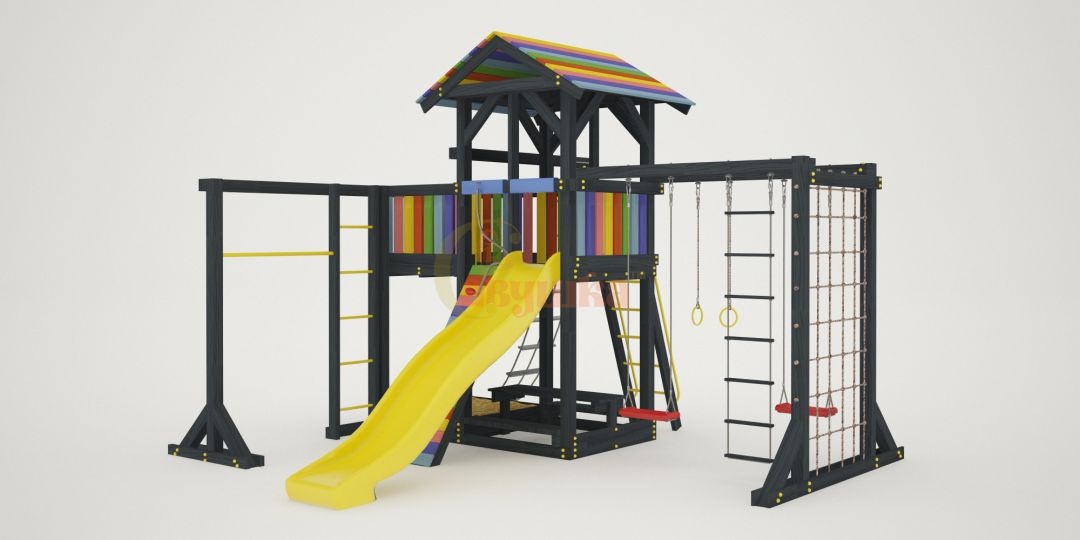 Детская площадка Савушка 3 BLACK